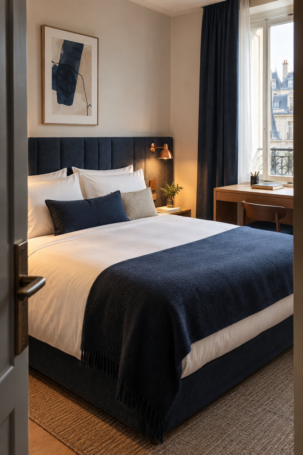 Visuel de chambre single d’ambiance non contractuel
